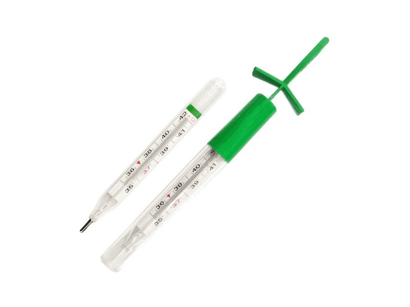mercury free glass thermometer