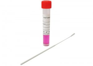 viral transport tube with swab