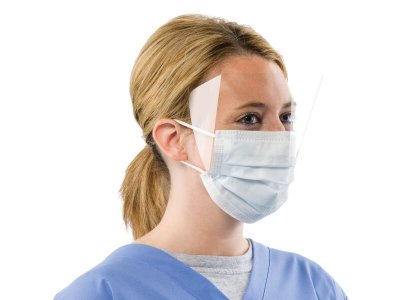 Face Mask with Eyeshield